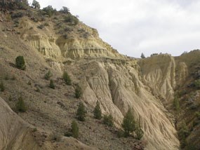 Image of the rocks from the Haystack assemblage.