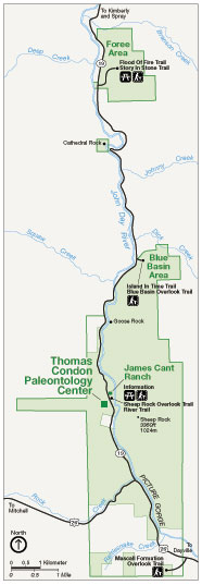 Map of the Sheep Rock Unit Map of the Sheep Rock Unit