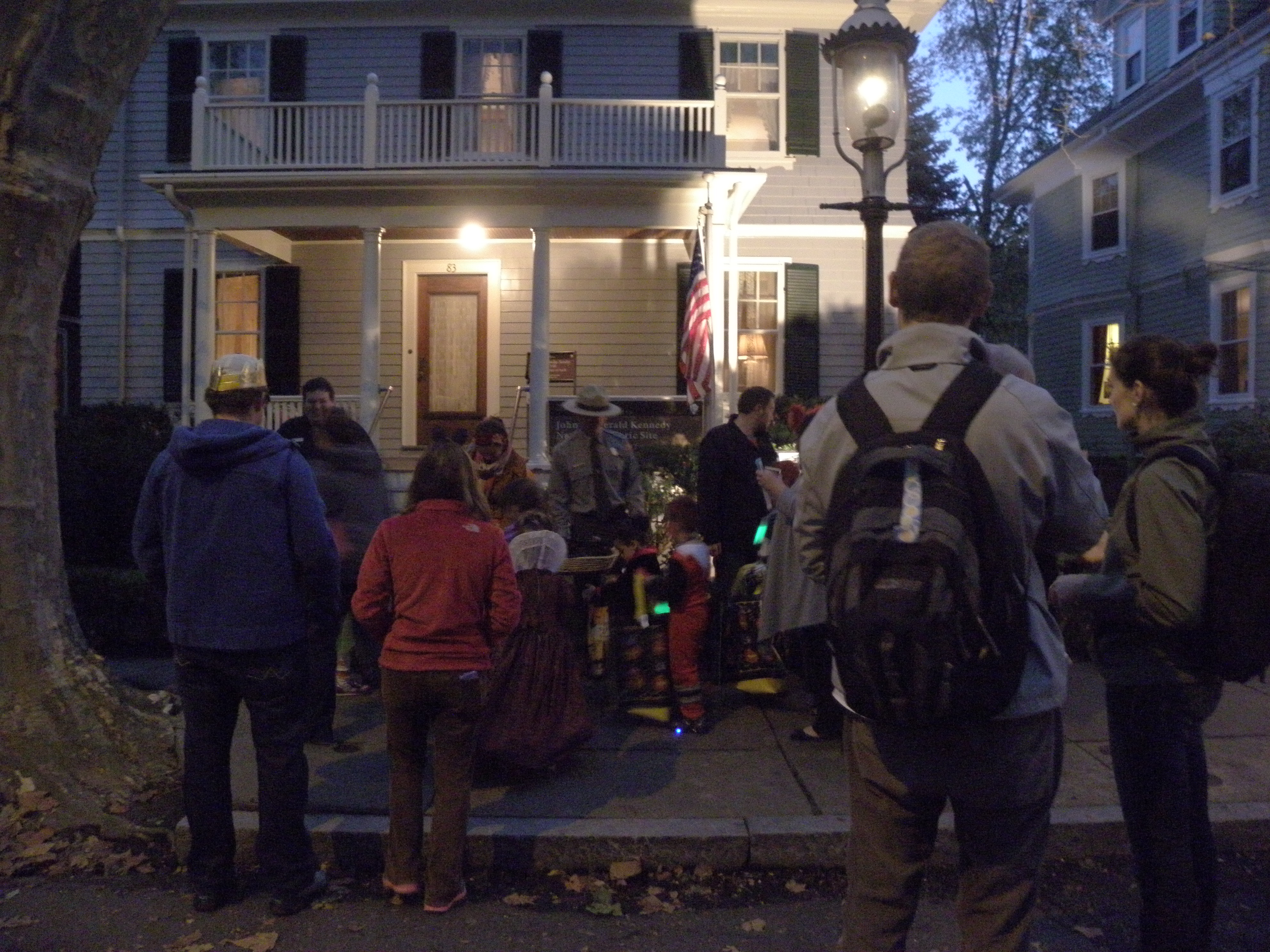 Rangers welcome trick or treaters