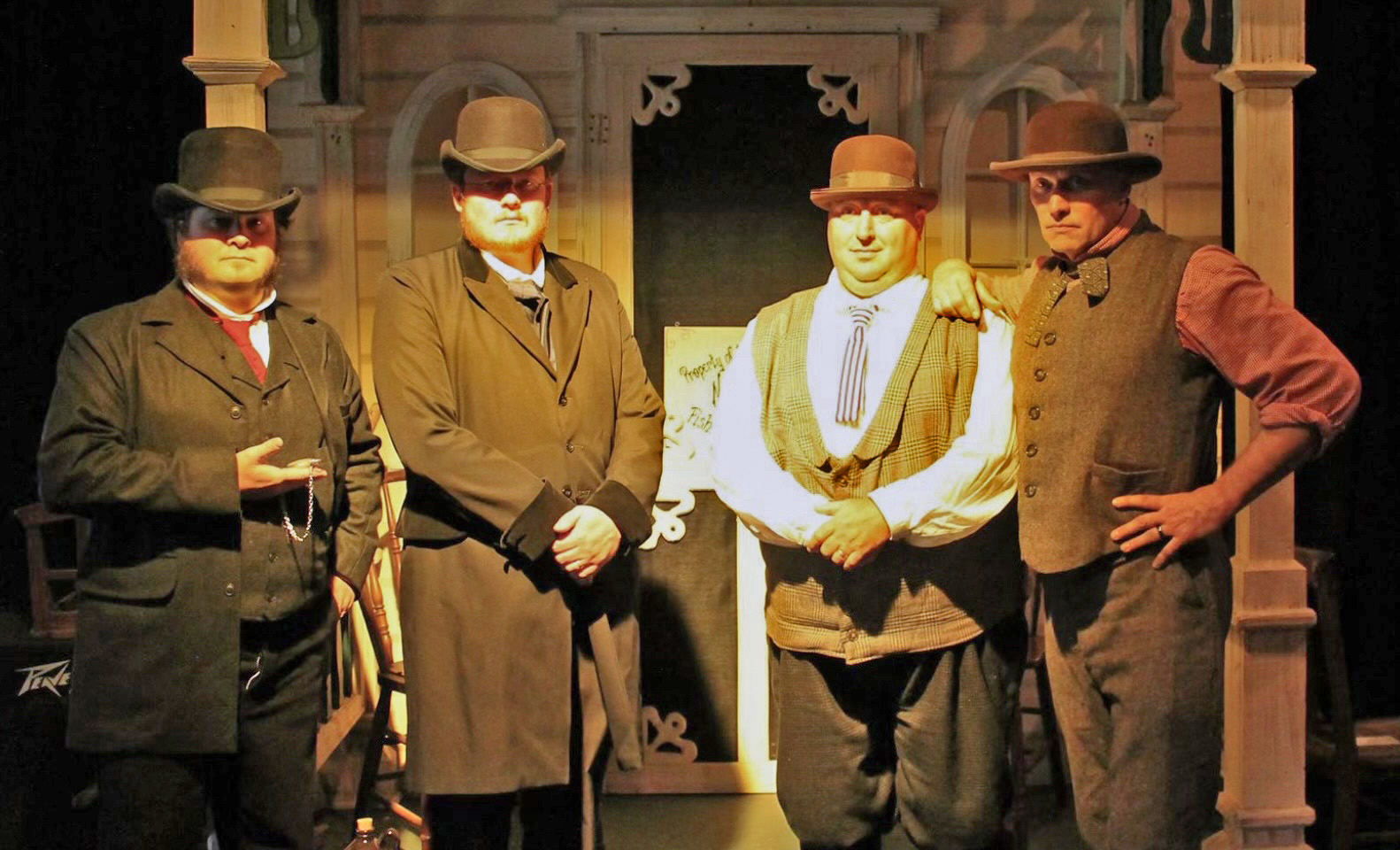 Costumed staff and volunteers.