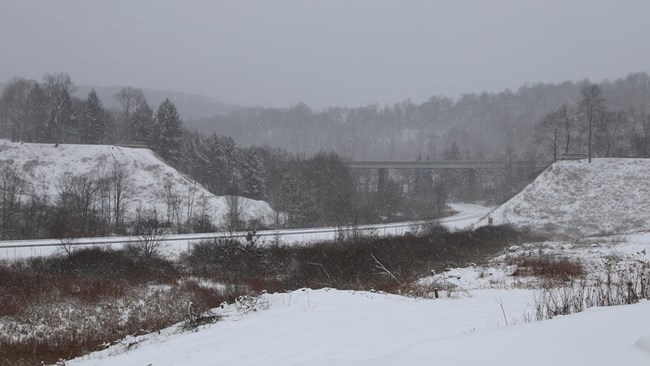 The remains of the South Fork Dam