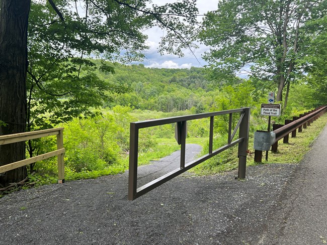 A trail sign