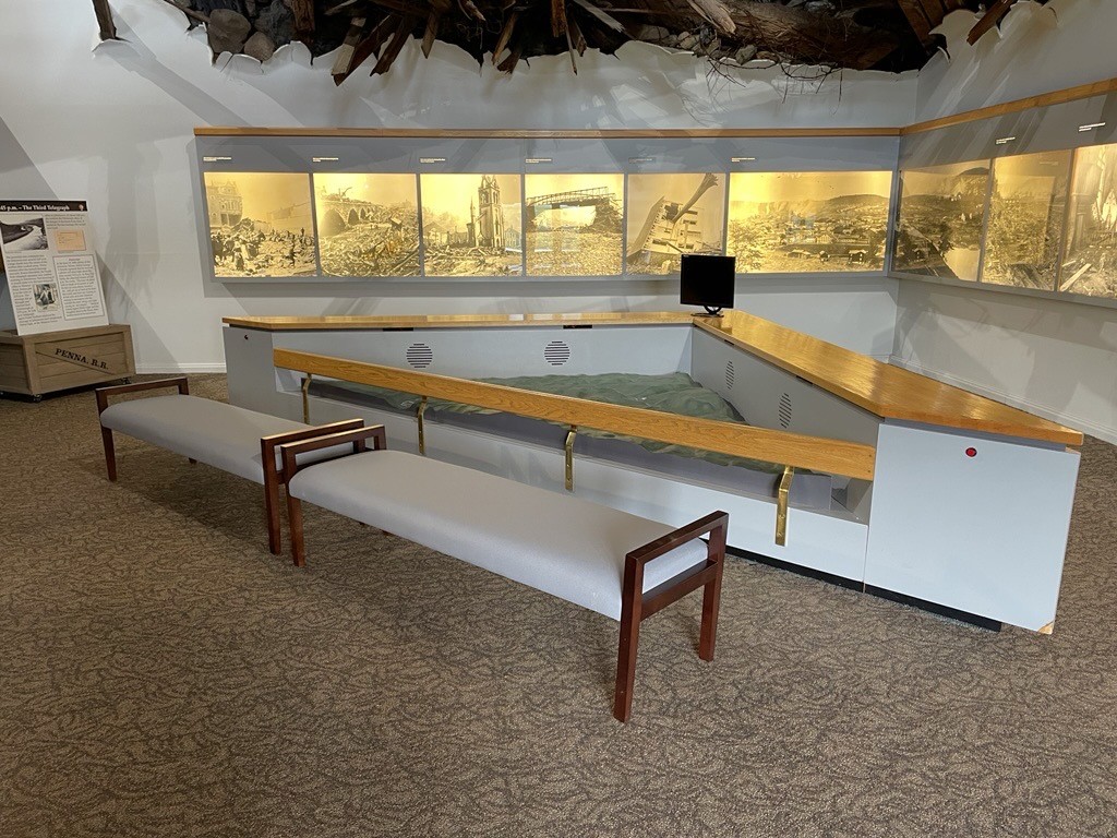 Tactile Map of the path of the Johnstown Flood