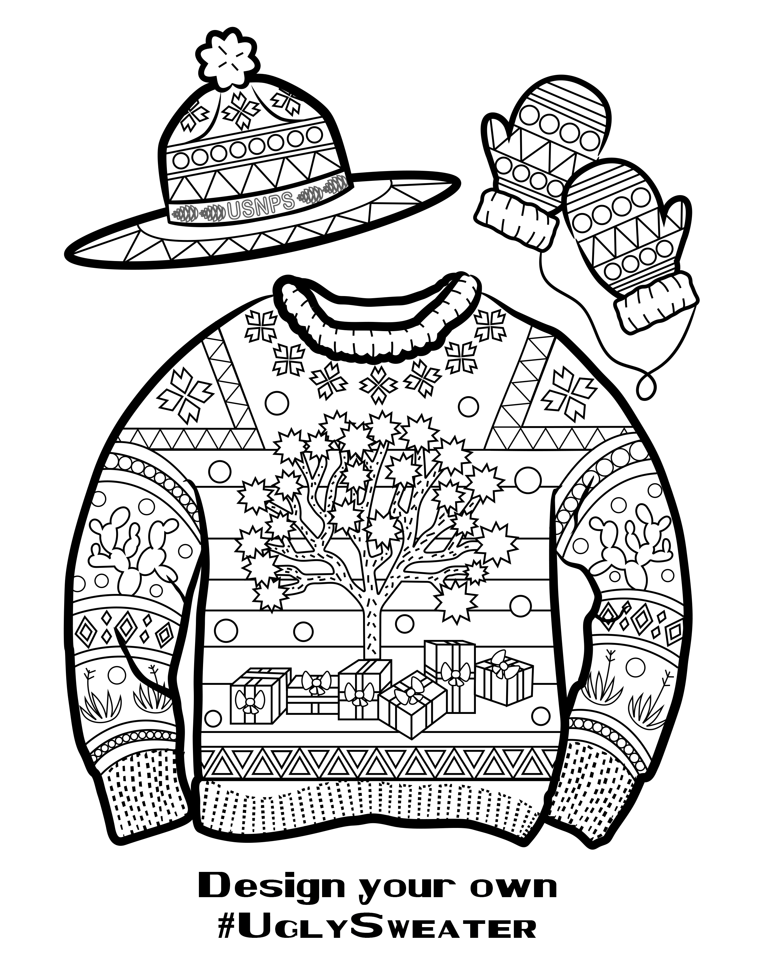 White trash deals christmas sweater