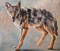 Karine Swenson painting