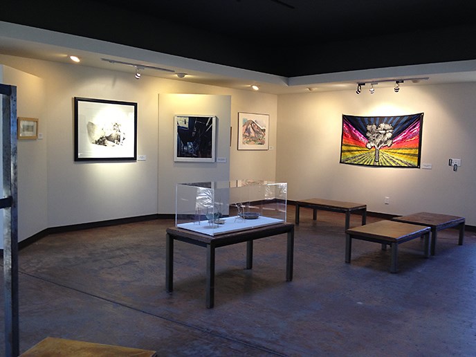 Art work displayed at Joshua Tree Visitor Center.