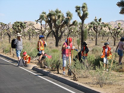 Volunteers on National Public Lands Day