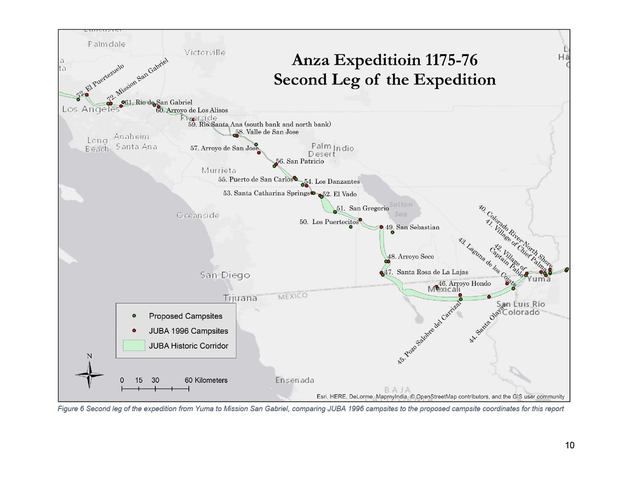 Map of the Second Leg of the Expedition