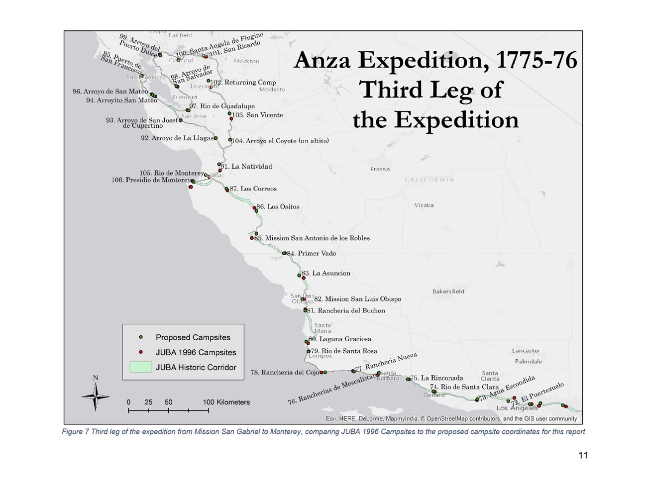 Map of Third Leg of the Expedition
