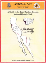 Cover of Anza Trail Guide book