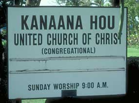 Kalaupapa sign. Kalaupapa sign.