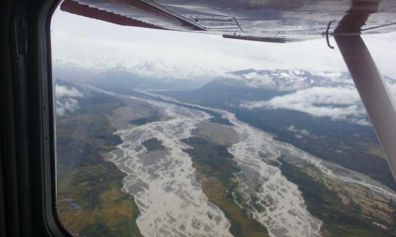 The Savonoski River from the air