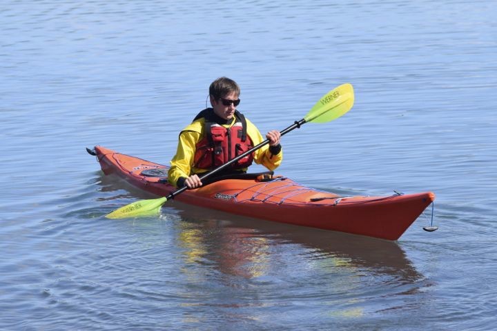 Person kayaking Person kayaking