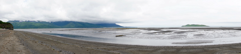 Panoramic view of Halo Bay