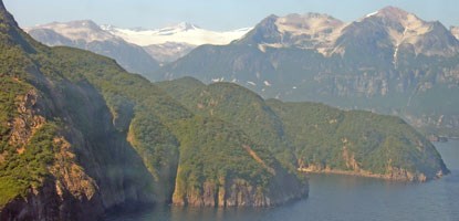The rugged coastline of Amalik Bay The rugged coastline of Amalik Bay