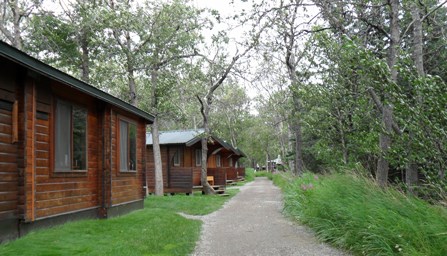 Brooks Lodge Dining Room and Cabins