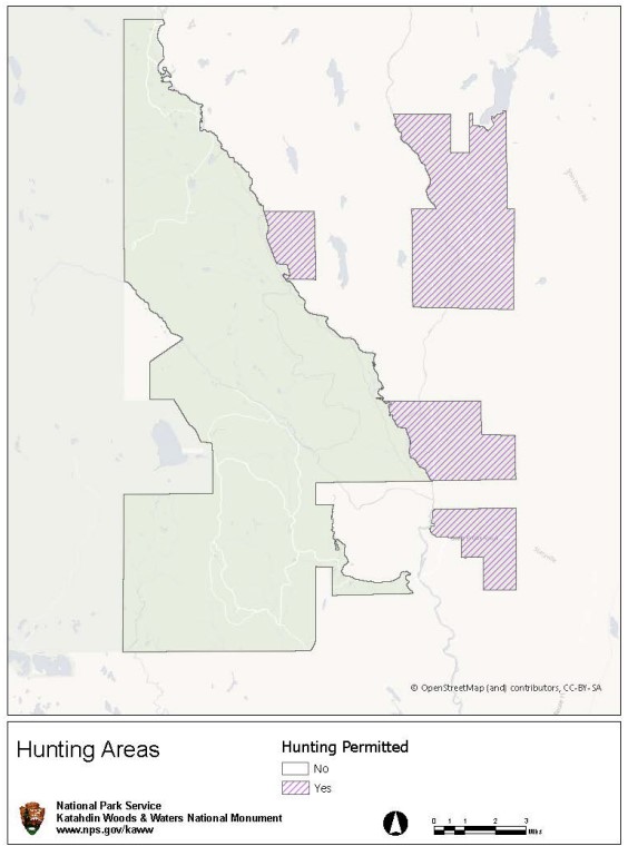 Map of Hunting Areas at KAWW