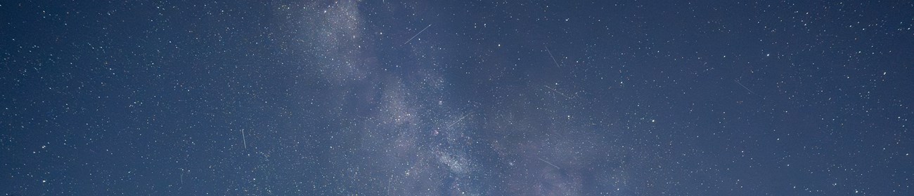 Stars over the monument at Lunksoos picnic area.