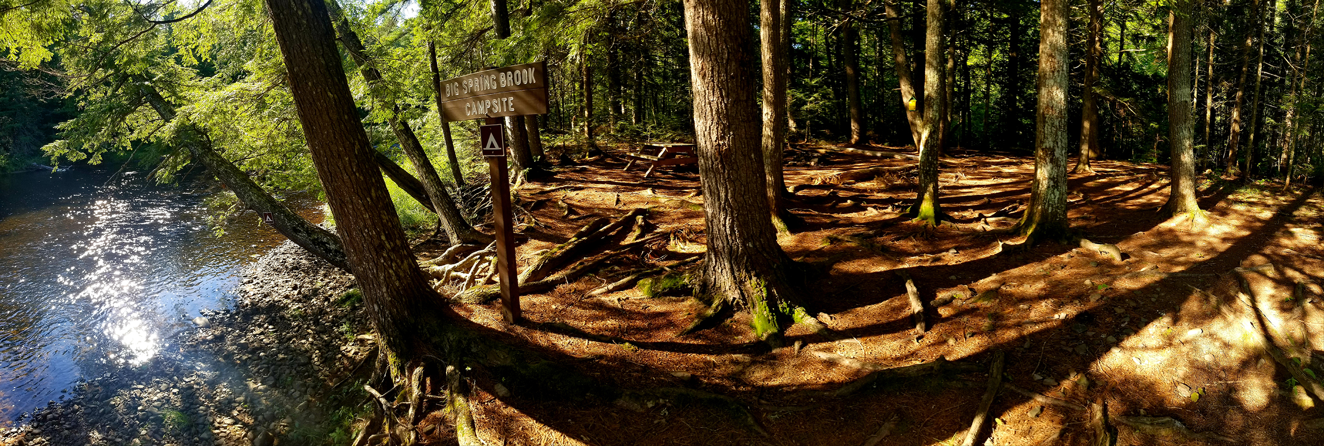 Campsite at Katahdin Woods and Waters National Monument