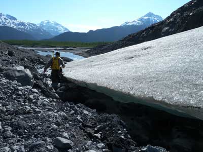 Mapping Exit Glacier terminus