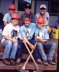 Kenai Fjords trail crew volunteers Kenai Fjords trail crew volunteers