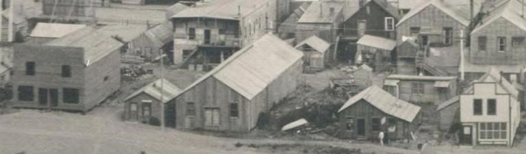 Historic photo of downtown Seward.