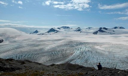 Alaska: A Land of Glaciers and Icefields - The visitor center and hiking trails near the glacier