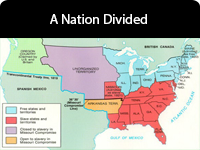 U.S map divided into 5 colored sections. text is ilegible.