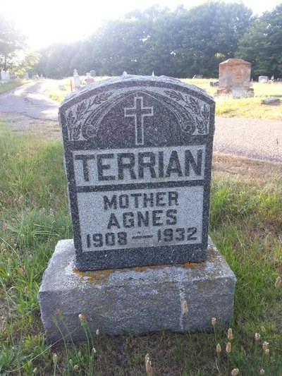 A grave marker