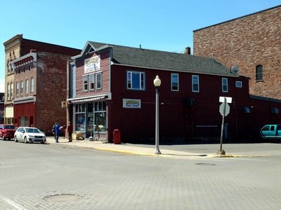 Buildings in a downtown area.