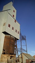 The #2 Shaft-rockhouse at the Quincy mine towers over the former industrial site. Click here to visit their website.