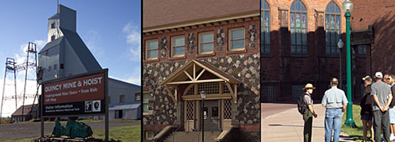 Quincy Mine Hoist, Former C&H Library and a ranger-led tour of Calumet