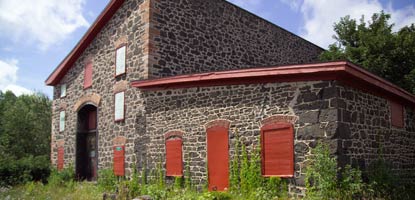 photo: the former Calumet & Hecla pattern storage warehouse