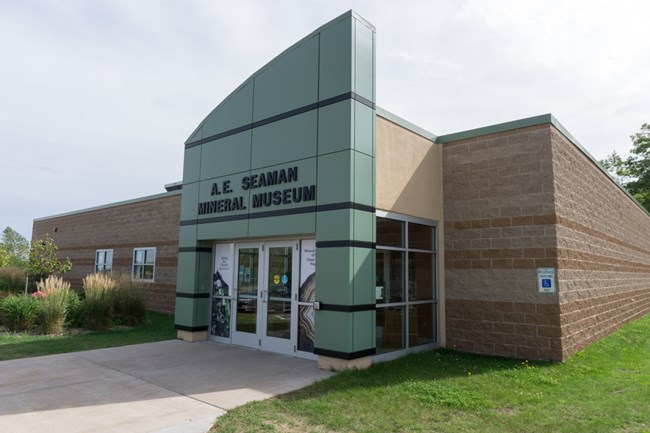 The A.E. Seaman Mineral Museum on Michigan Tech's campus.