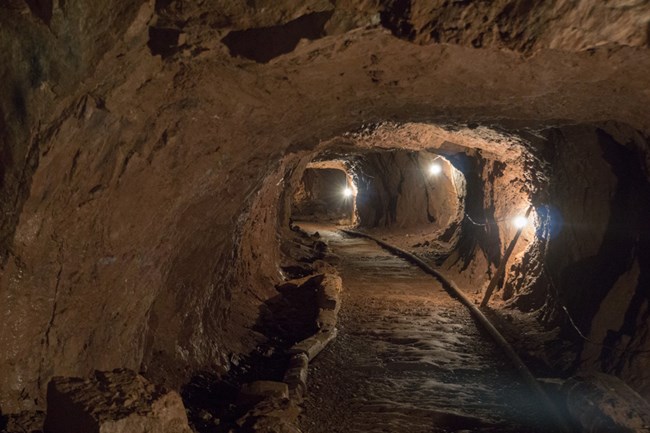 Underground at Delaware Mine
