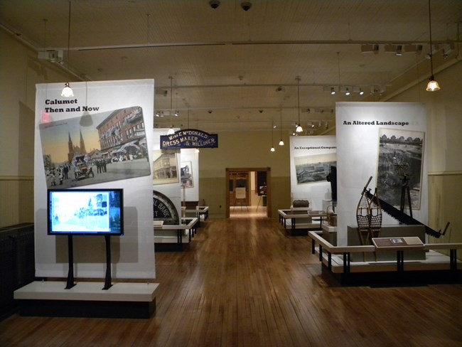 Visitor Center first floor exhibits