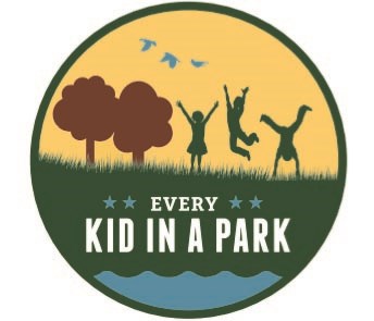 Logo showing three children playing outside with words "Every Kid In A Park" Logo showing three children playing outside with words "Every Kid In A Park"