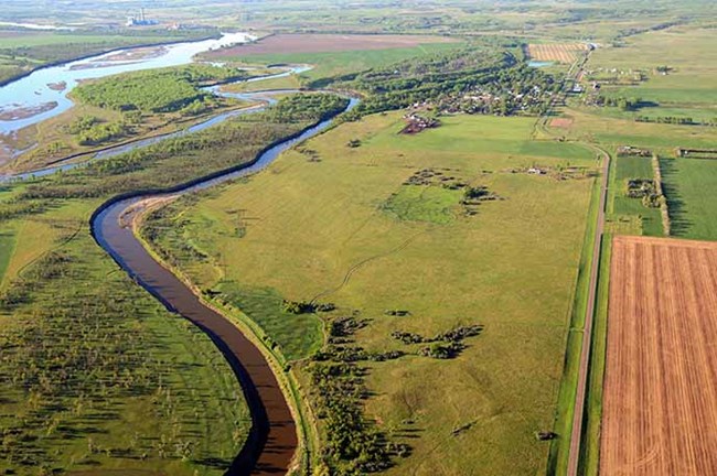 Knife River Landscape Knife River Landscape