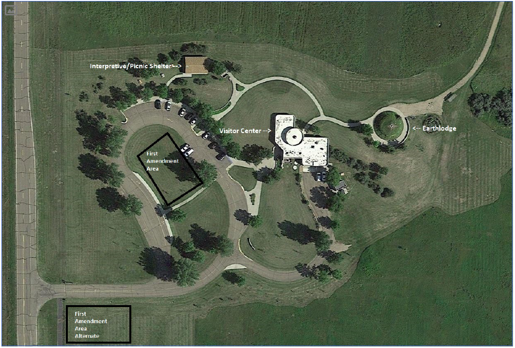 The labeled park map for the superintendent compendium.