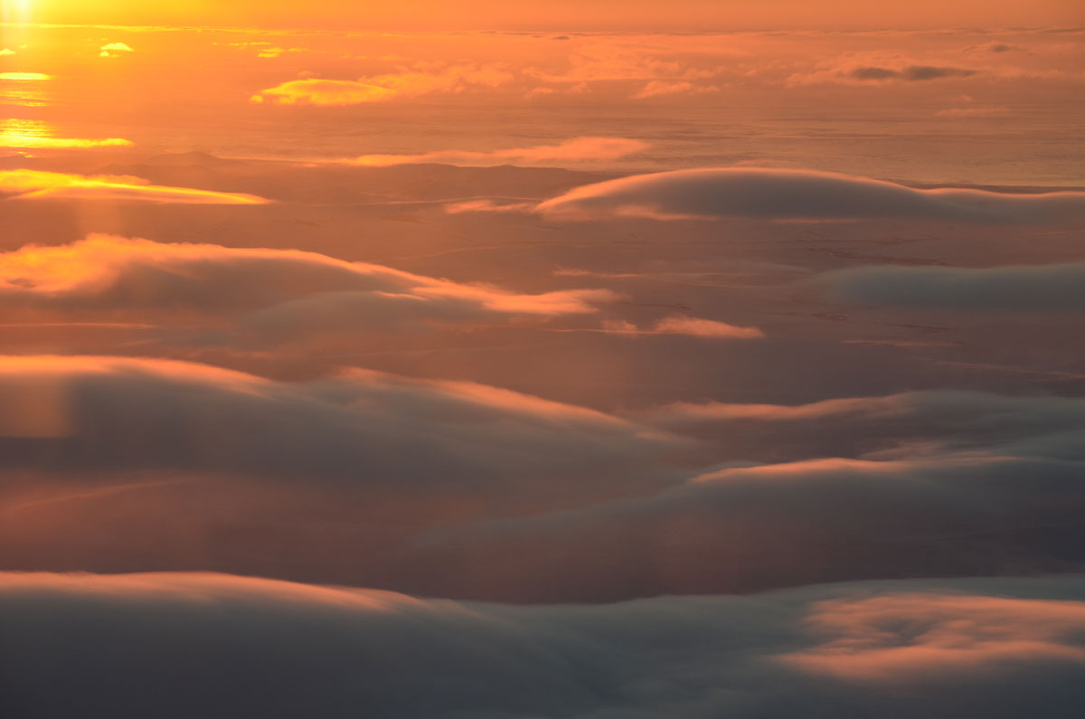 Sunset on the coast of Cape Krusenstern National Monument