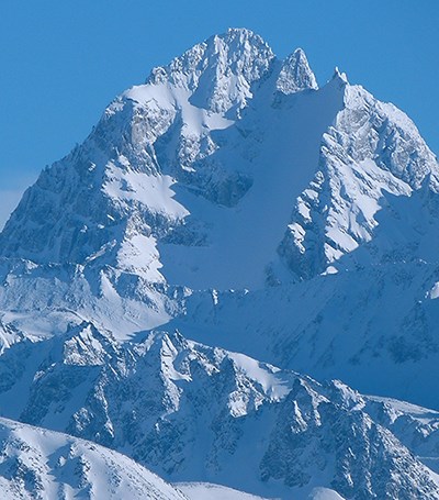 A peak in the Neacola Range