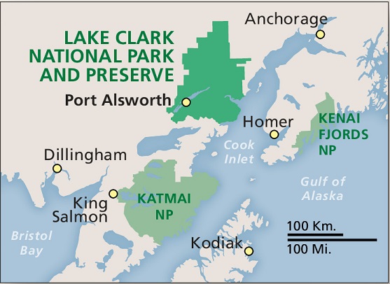Port Alsworth Alaska Map Directions - Lake Clark National Park & Preserve (U.s. National Park  Service)