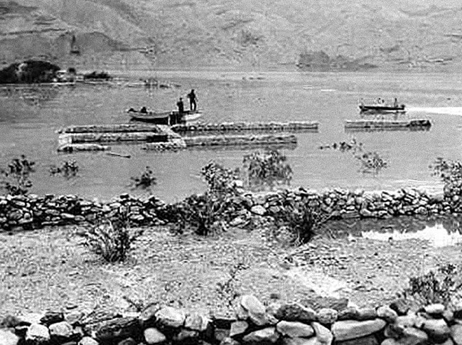 Historic view of Fort Callville