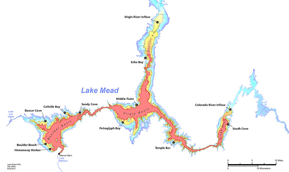 Lake Mead Bacteria Monitoring Stations