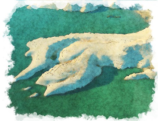 Painting of Lake Mead