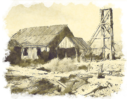 Mine illustration Mine illustration