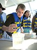 Student participating in the Forever Earth program