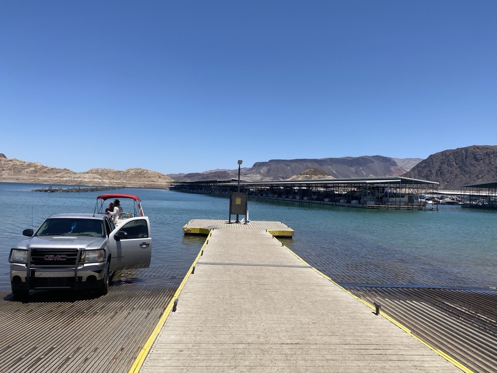 Pier at Willow Beach Marina