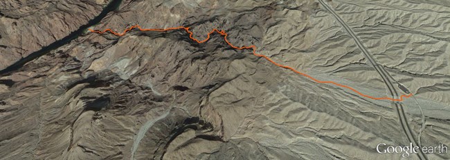 White Rock Canyon route