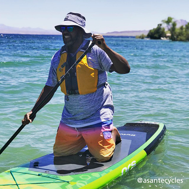 man on paddleboard